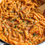 Easy Creamy Tomato One Pot Pasta Dinner One-Pot-Creamy-Tomato-Pasta-f