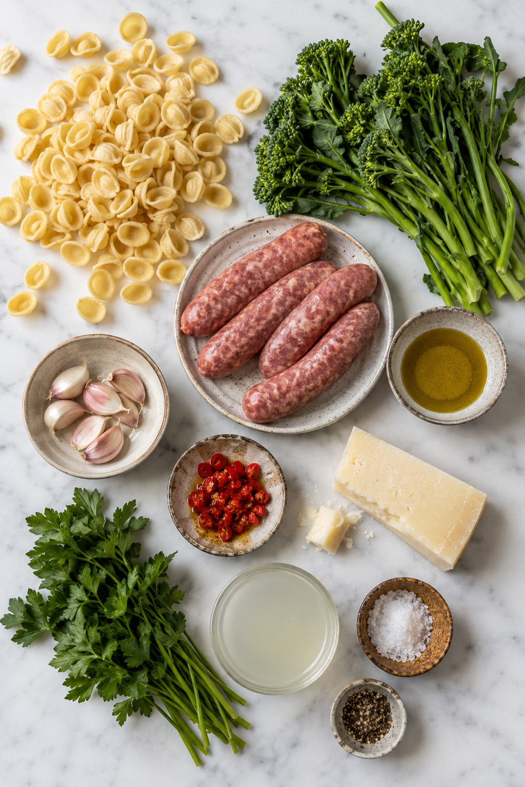 Orecchiette with Sausage and Broccoli Rabe