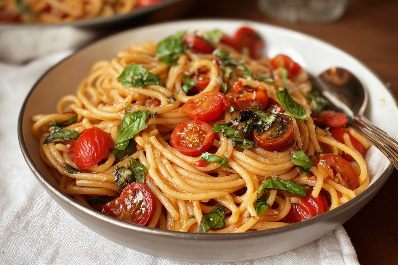 Vegan Tomato Basil Pasta
