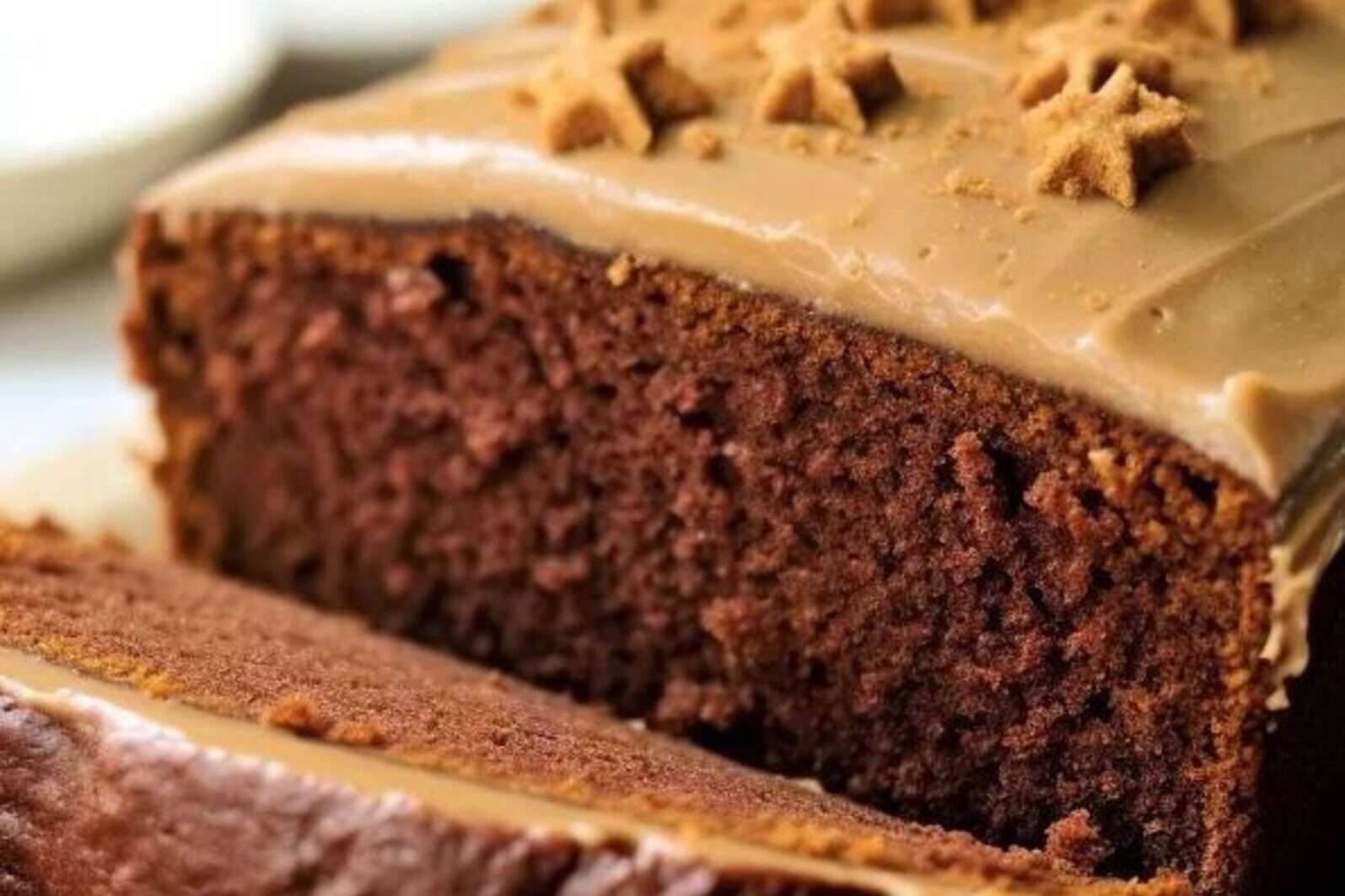 Gingerbread Cake with Cinnamon Molasses Frosting - Savory Discovery