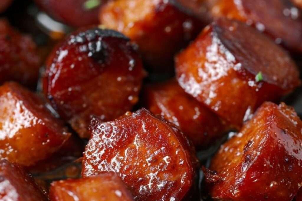 Slow Cooker Candied Kielbasa