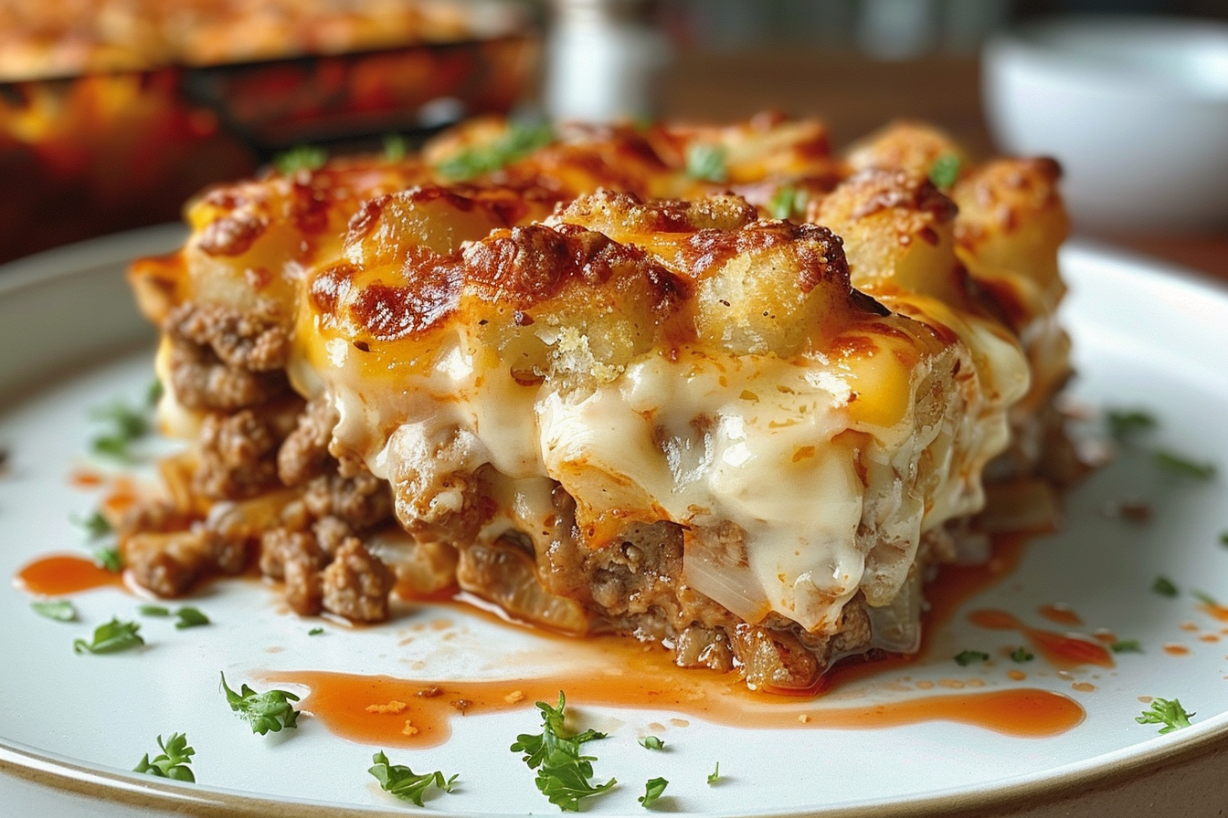 Cheesy Tater Tot Meatloaf Casserole: The Ultimate Comfort Food