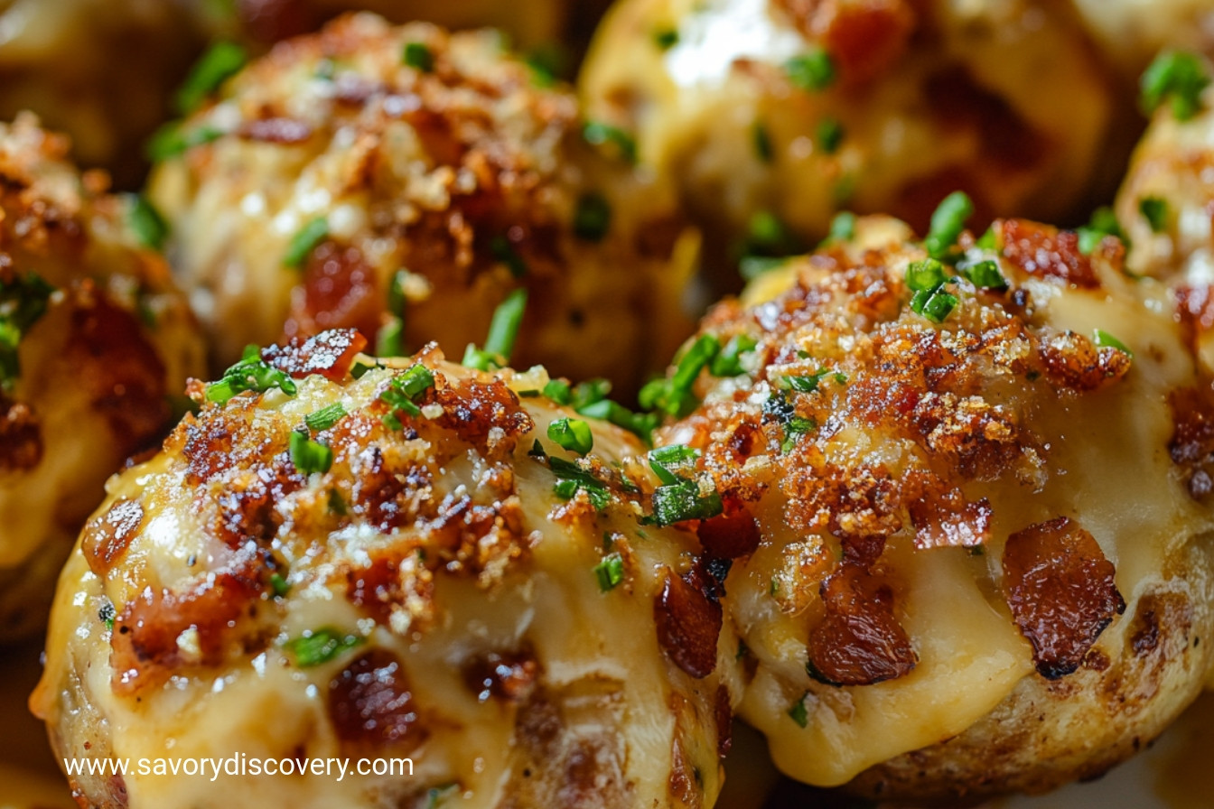 Bacon Cheeseburger Garlic Bombs