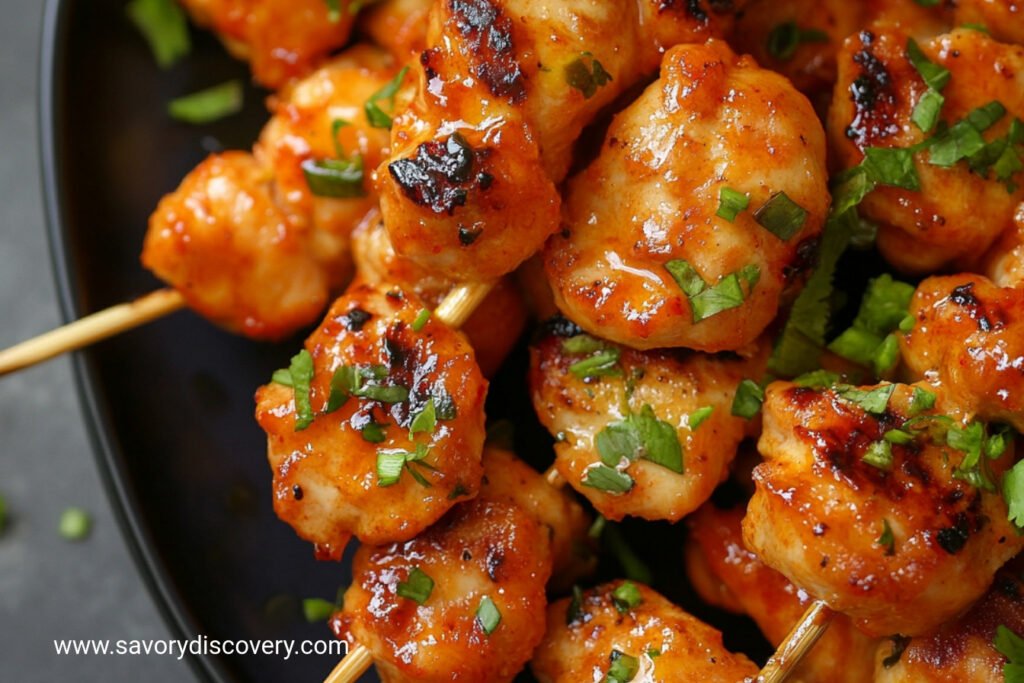 Bang Bang Chicken Skewers