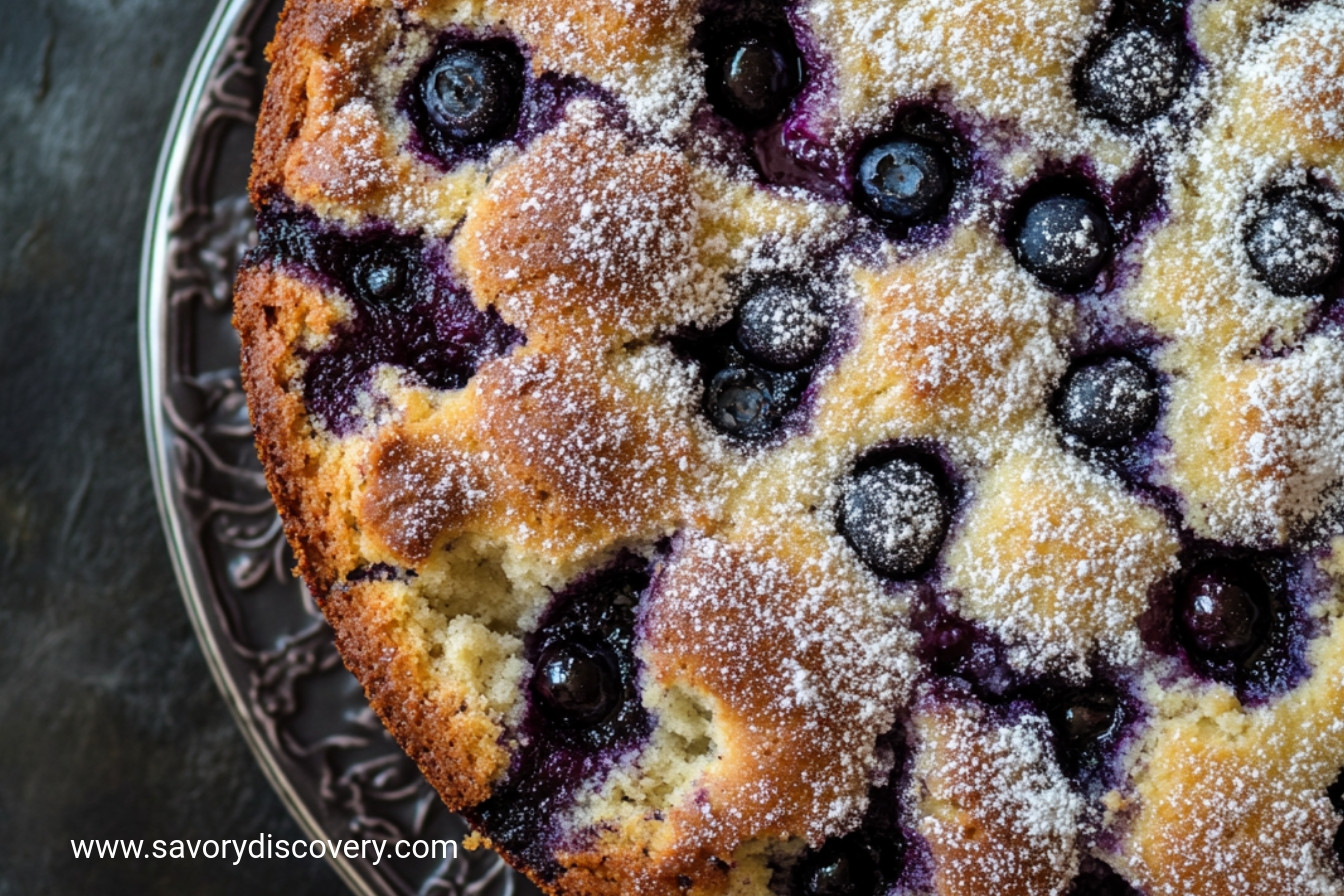 Blueberry Sour Cream Coffee Cake