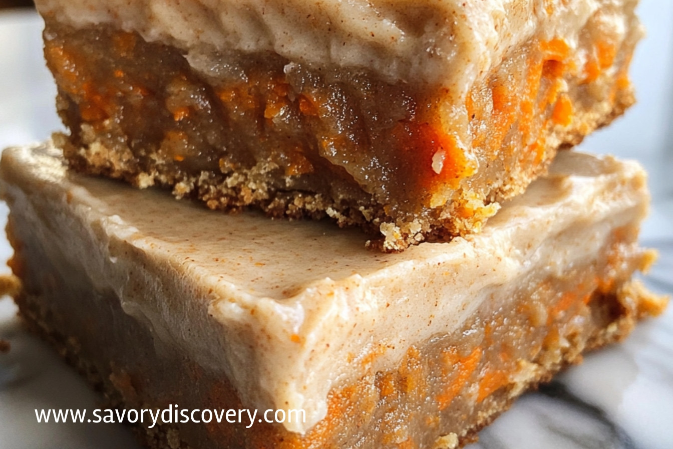 Carrot Bars with Maple Frosting