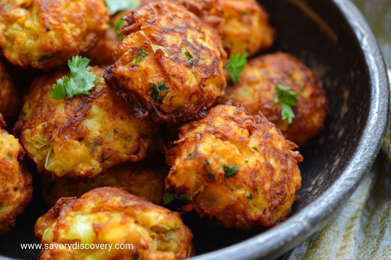 Crispy Cabbage Fritters