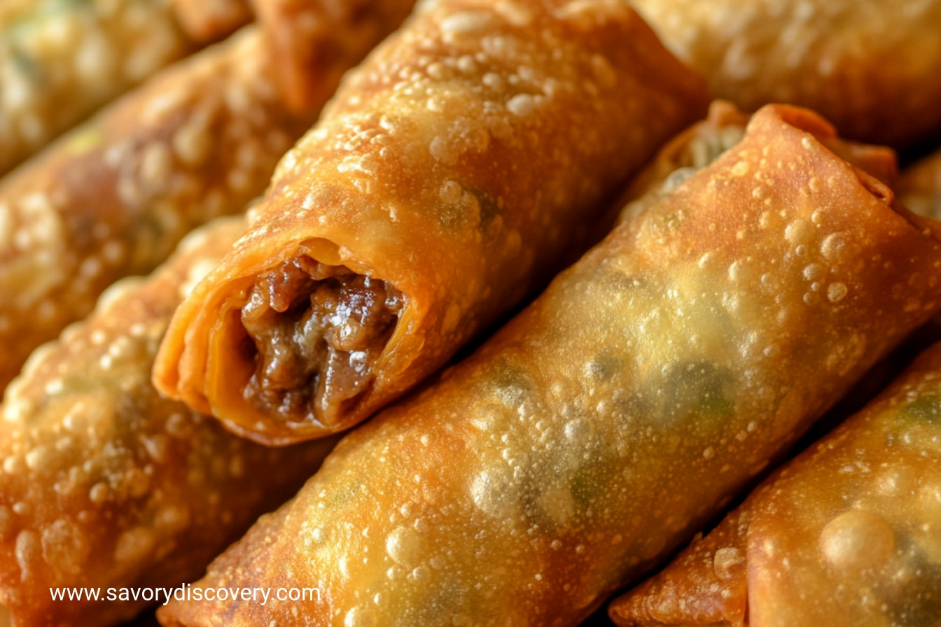 Crispy, Cheesy Philly Cheesesteak Egg Rolls