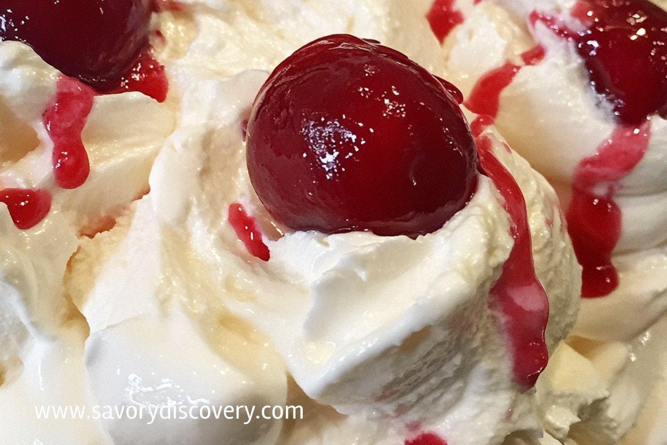 Delectable Cherry Cheesecake Fluff