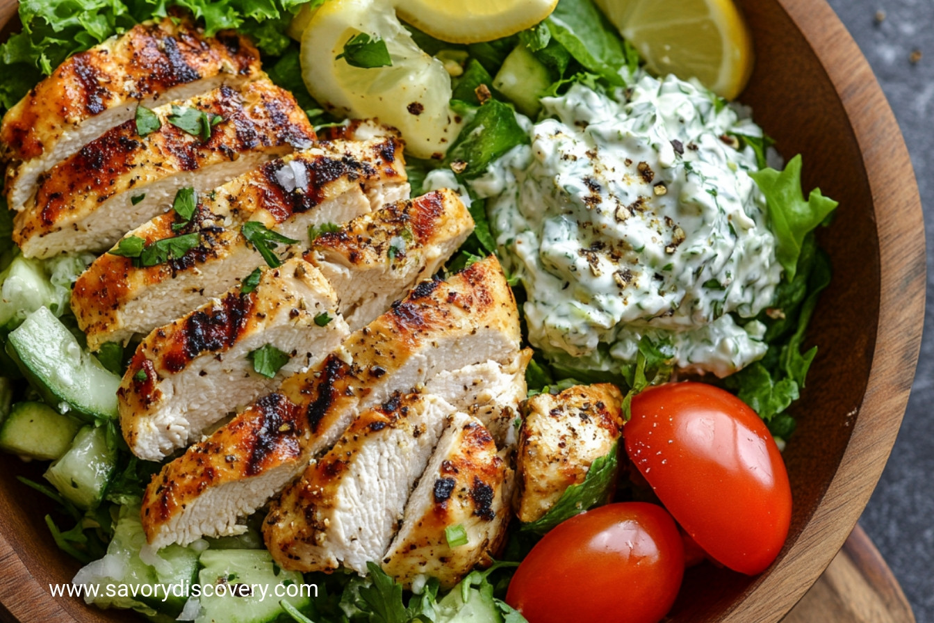 Delicious Tzatziki Chicken Salad