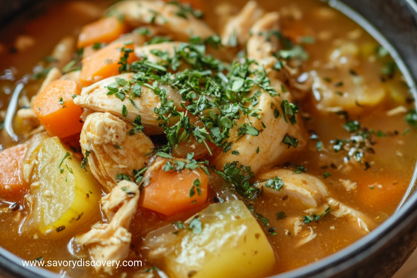 Hearty Slow Cooker Chicken Stew