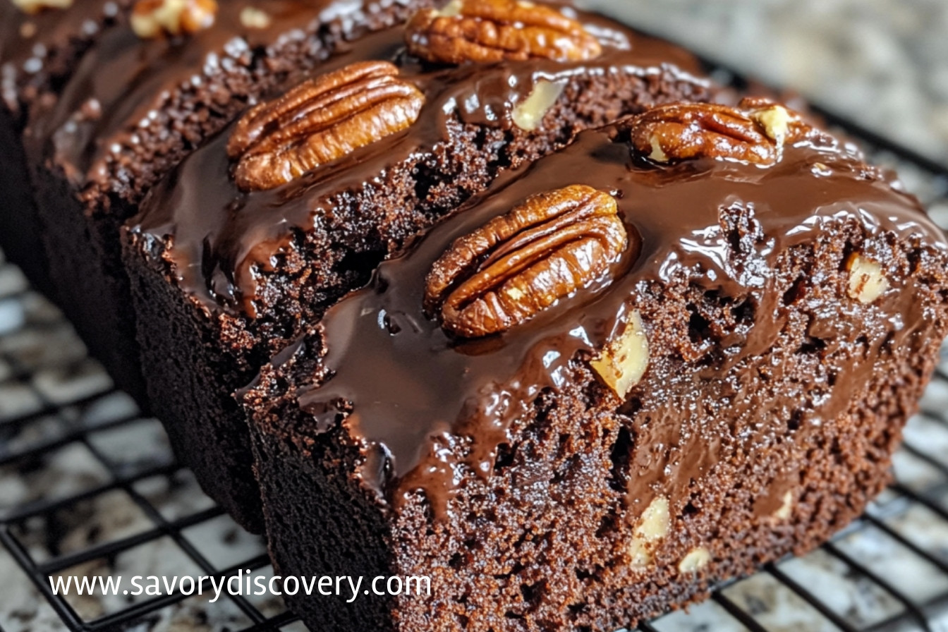 Luscious Chocolate Pecan Loaf