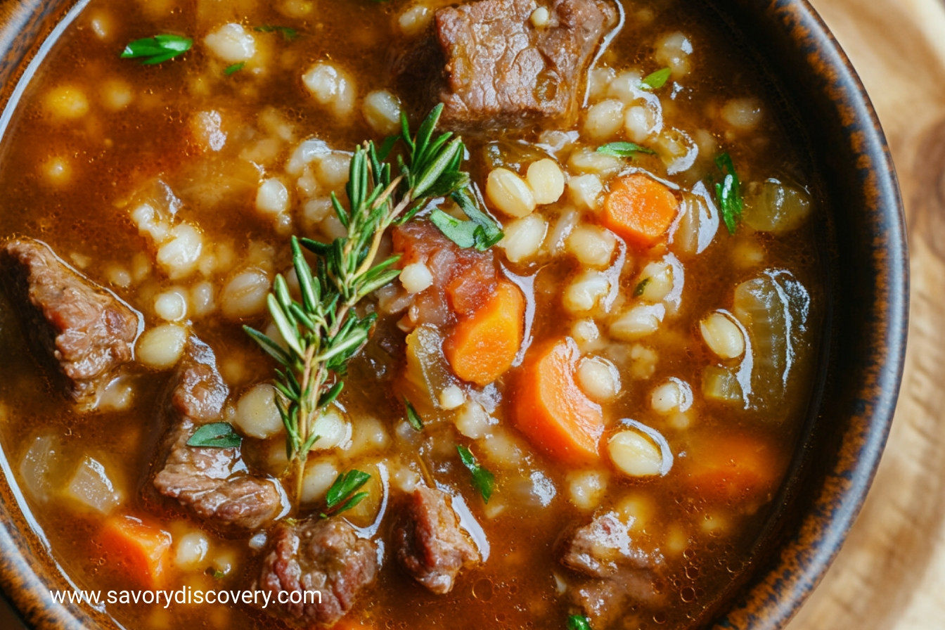 Ultimate Beef and Barley Soup