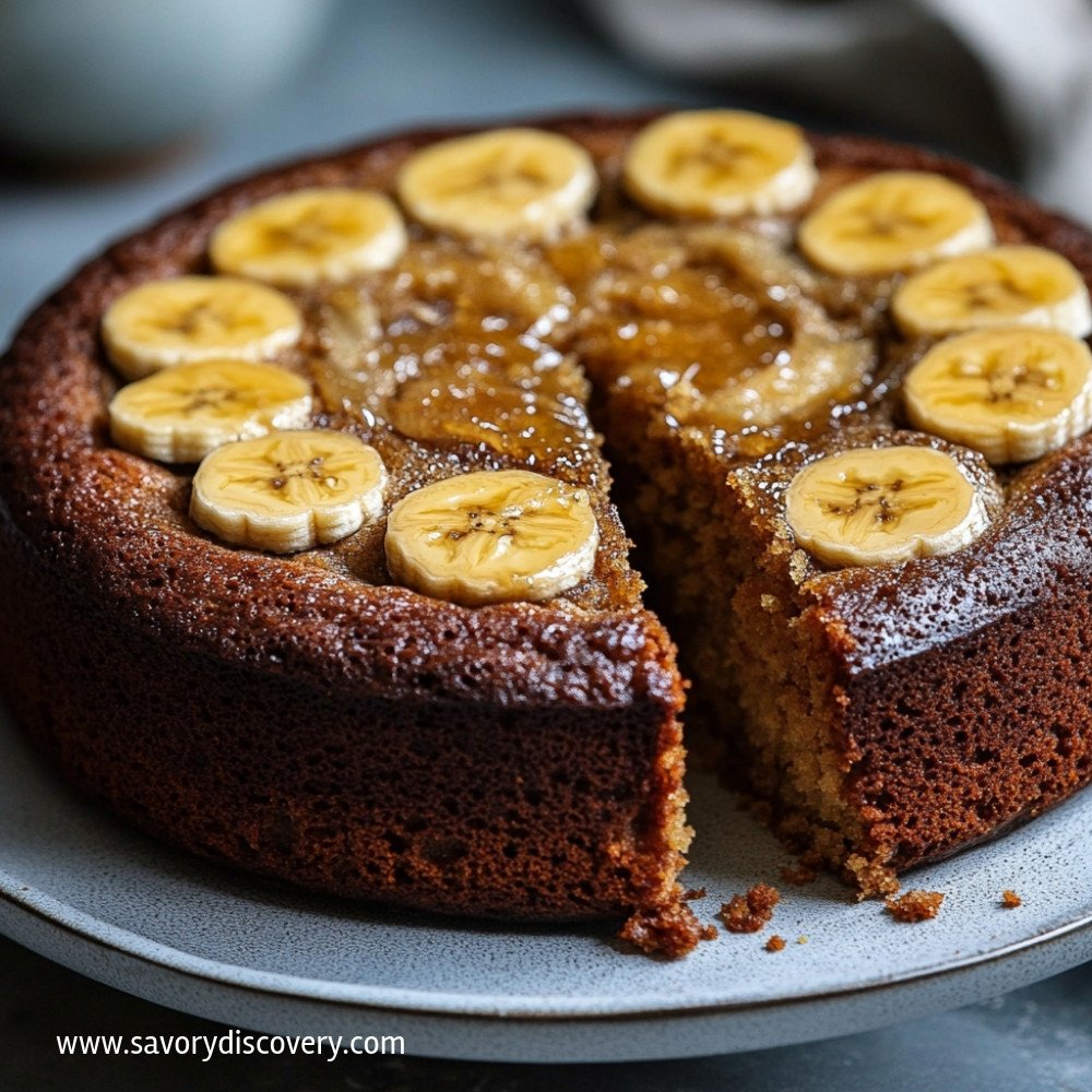 Banana Cake with Brown Butter