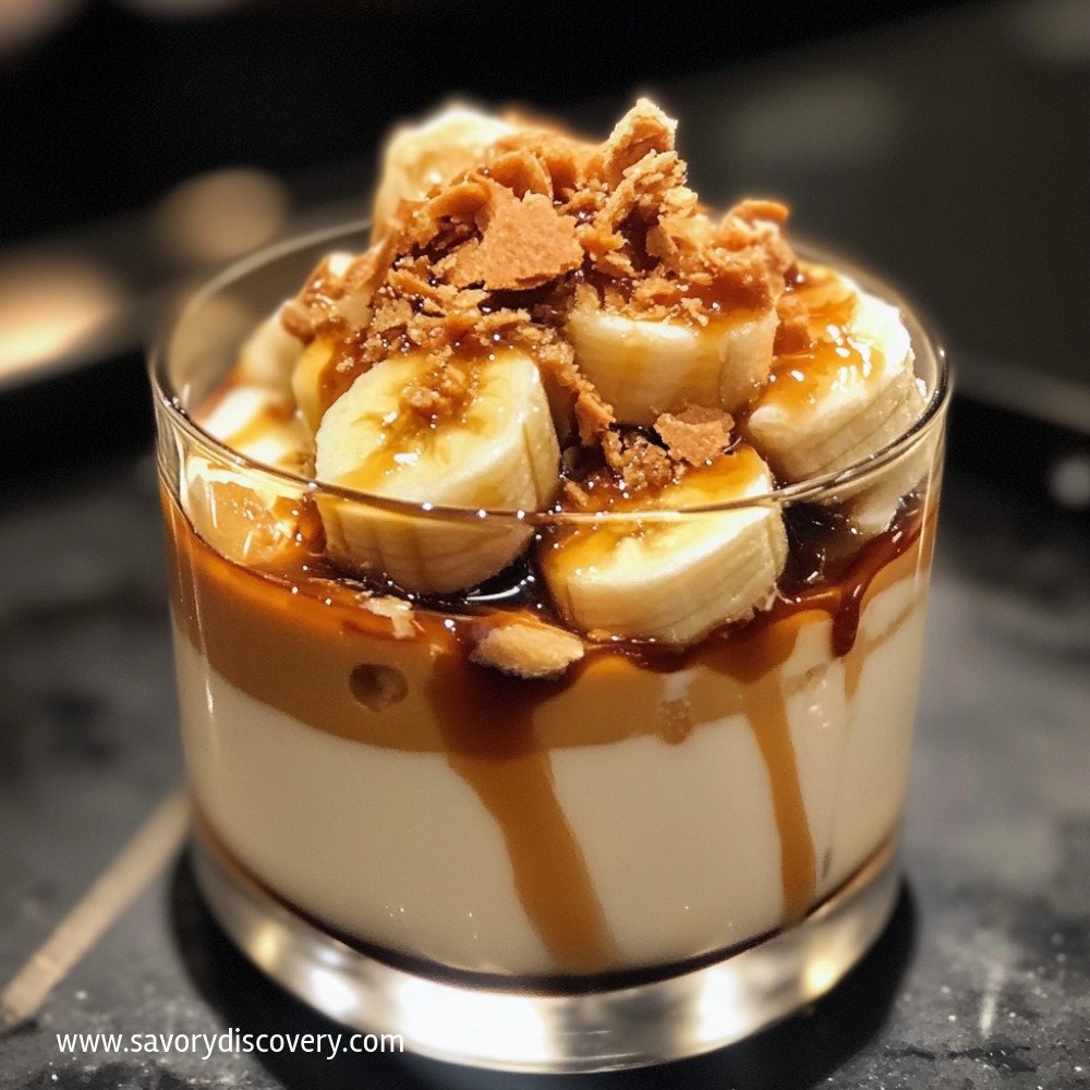 Caramelized Banana Butterscotch Parfait