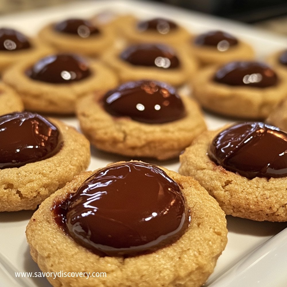 Chocolate Thumbprint Cookies