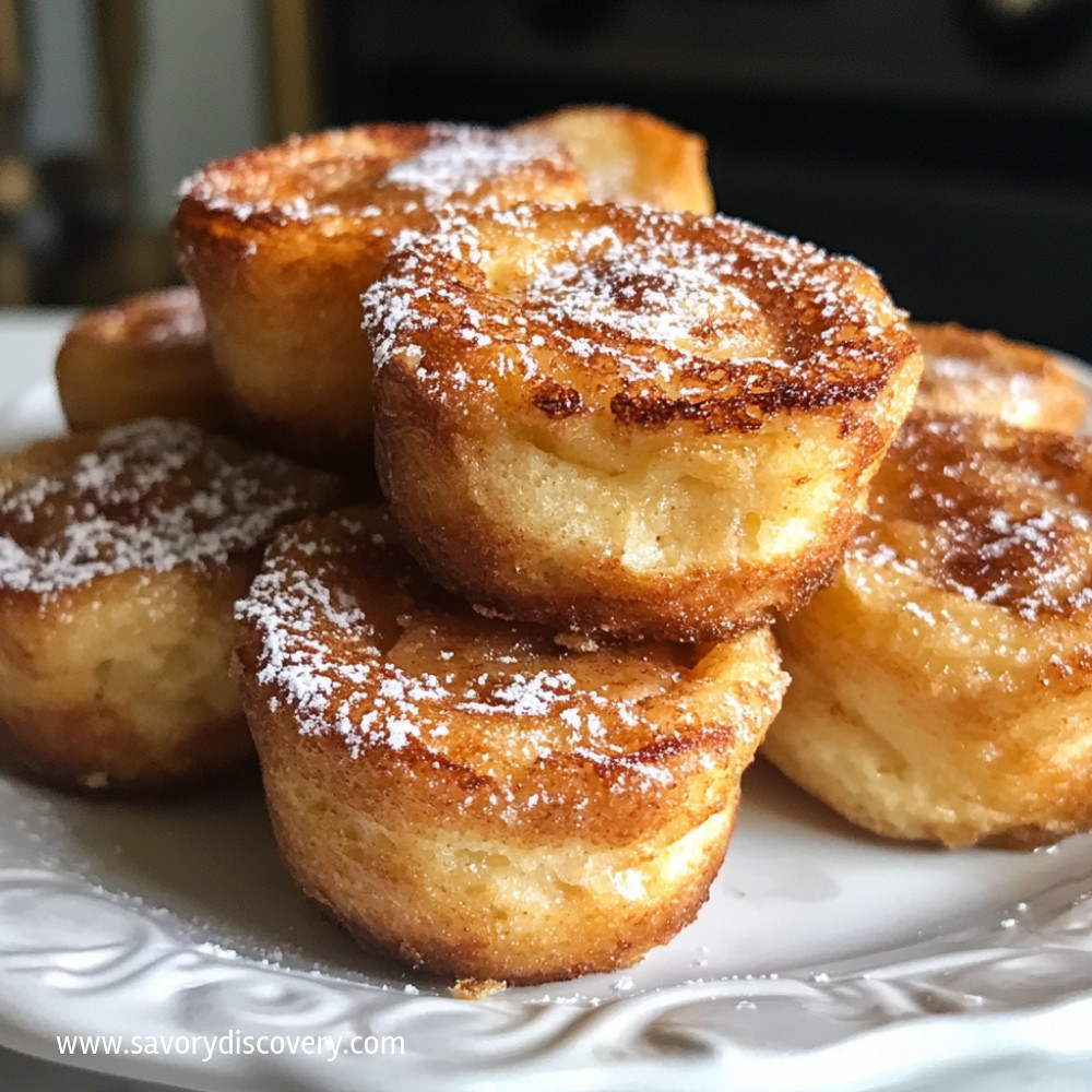 Cinnamon Sugar French Toast Muffins