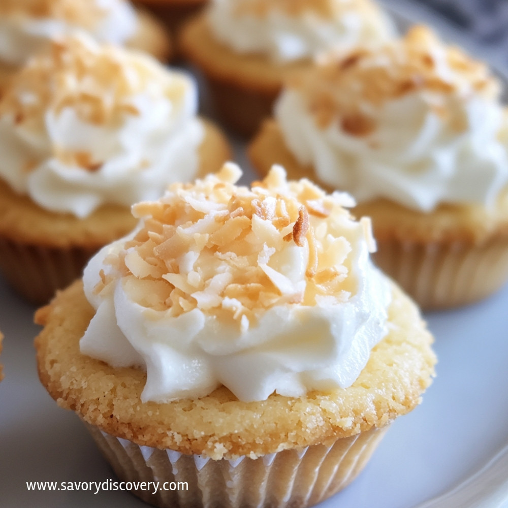 Coconut Cream Pie Cookie Cups