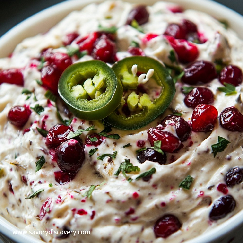 Cranberry Jalapeno Cream Cheese Dip