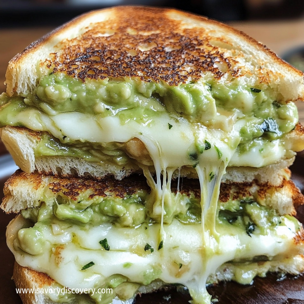 Creamy Avocado Grilled Cheese