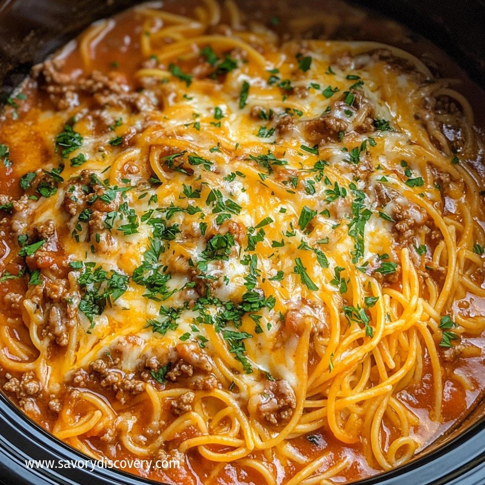 Crock Pot Million Dollar Spaghetti