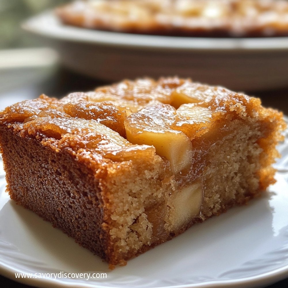 Eggless Whole Wheat Apple Cake