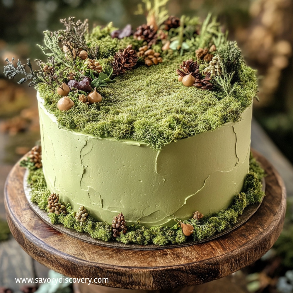 Forest Moss Cake