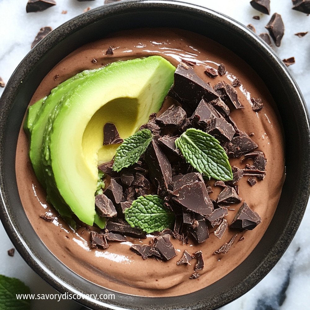 Healthy Chocolate Avocado Mousse