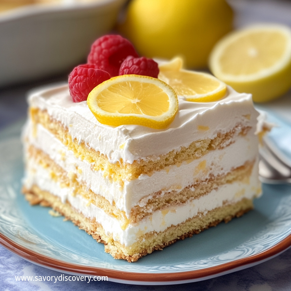 Lemon Icebox Cake