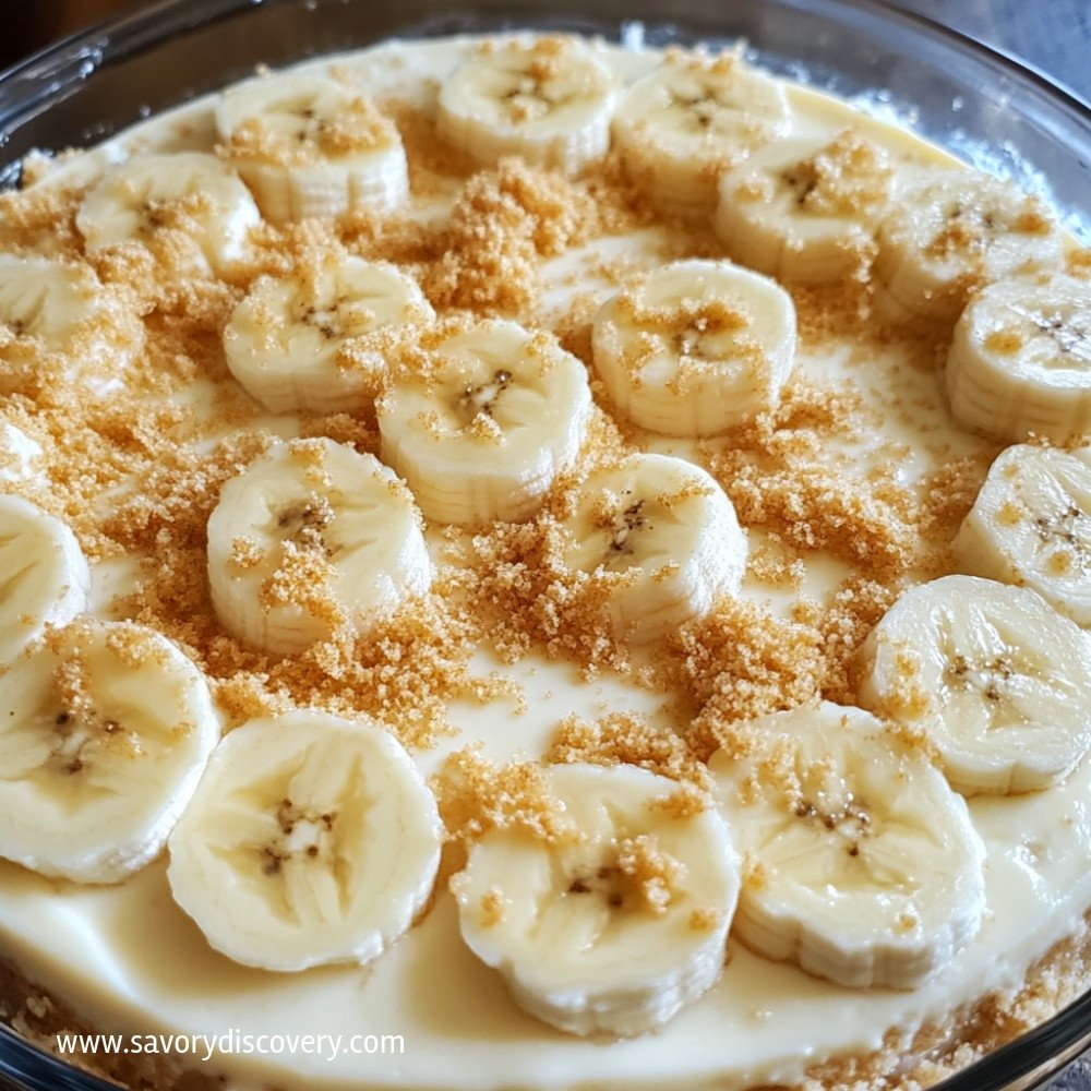 No Bake Banana Cream Pudding Cheesecake