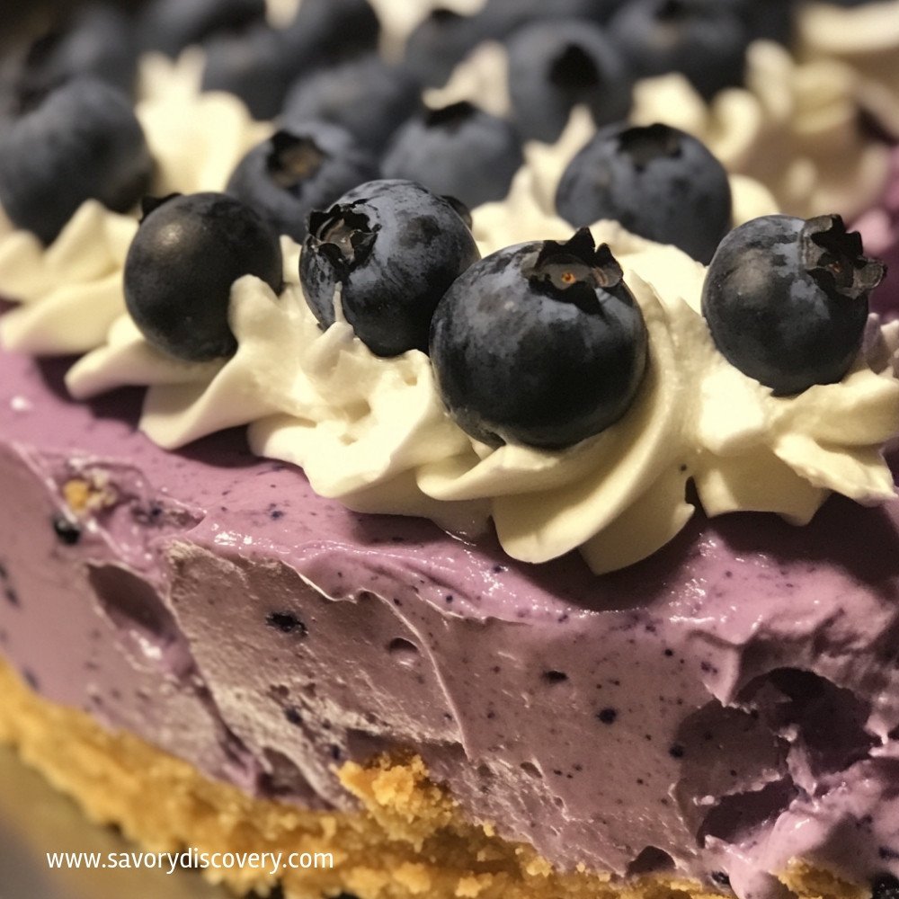 No-Bake Blueberry Cheesecake