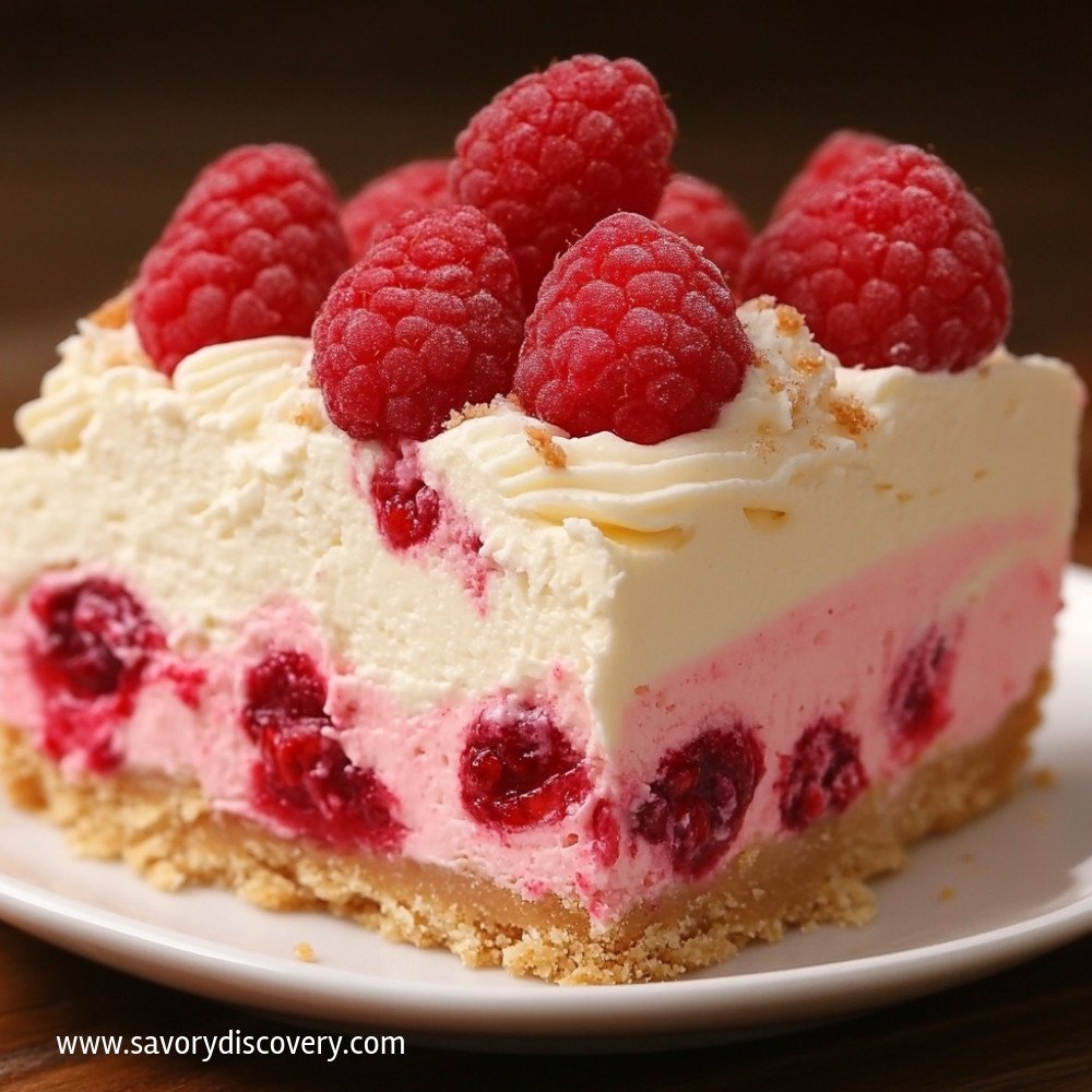 Raspberry Cheesecake No-Bake Recipe