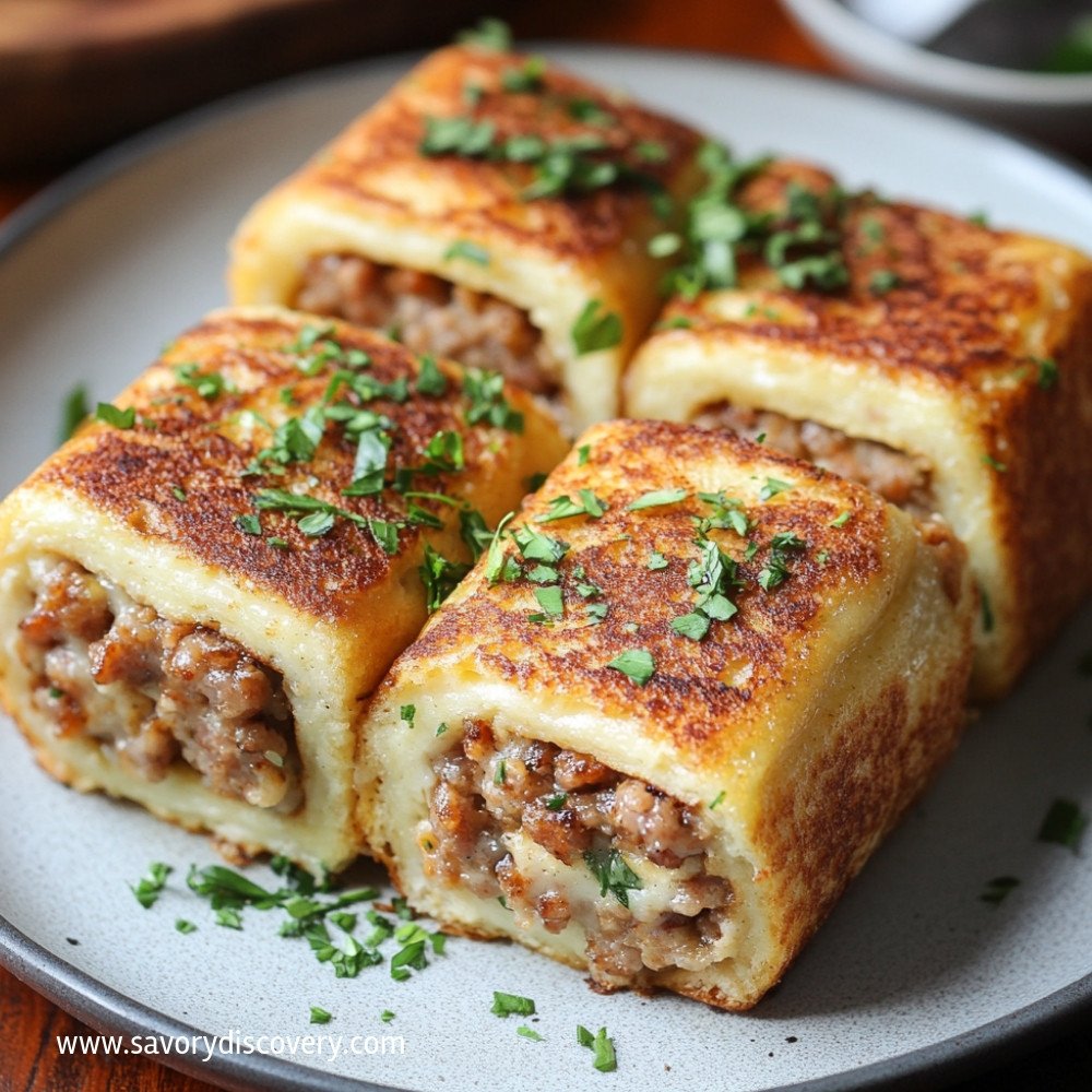 Sausage French Toast Roll-Ups