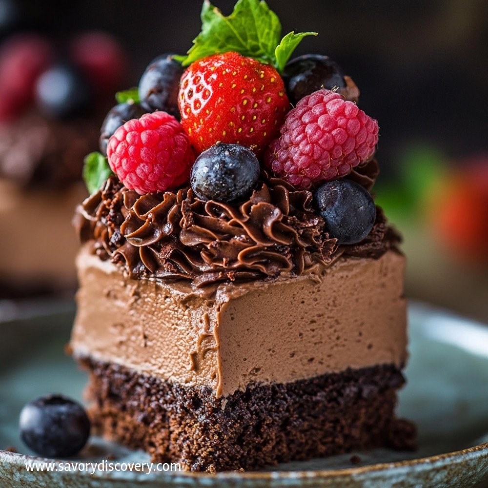 Small Serve Chocolate Mousse Cake