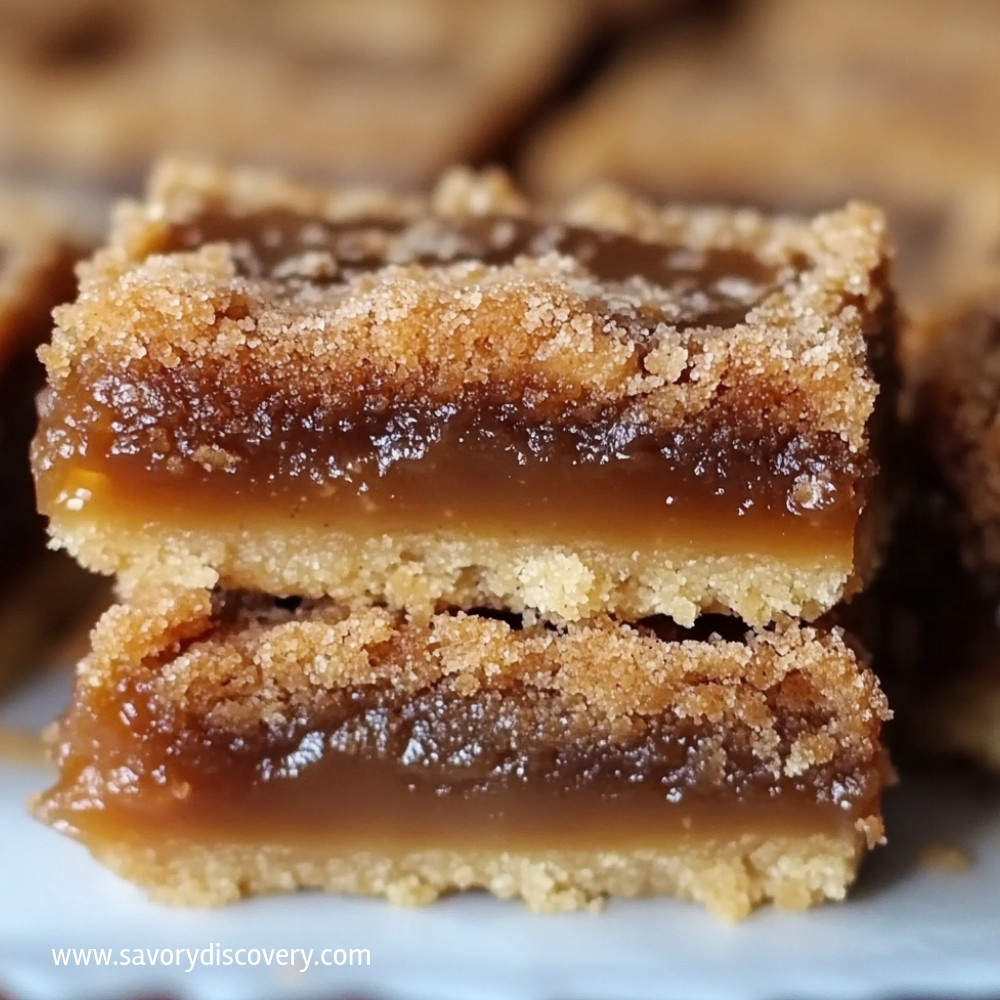 Snickerdoodle Caramel Bars