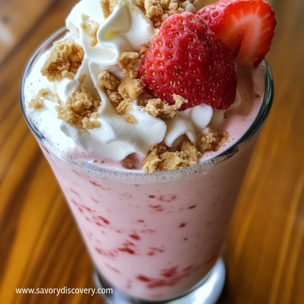 Strawberry Cheesecake Milkshake