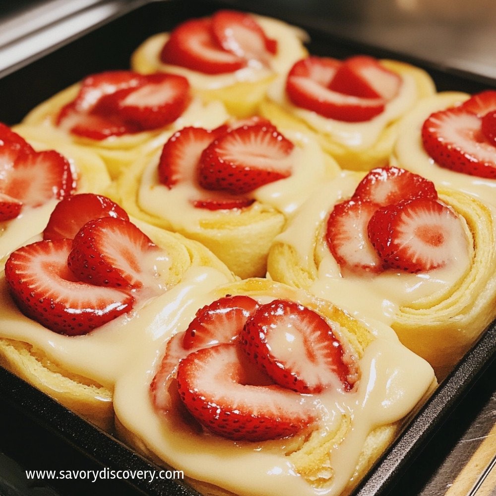 Strawberry Cheesecake Rolls