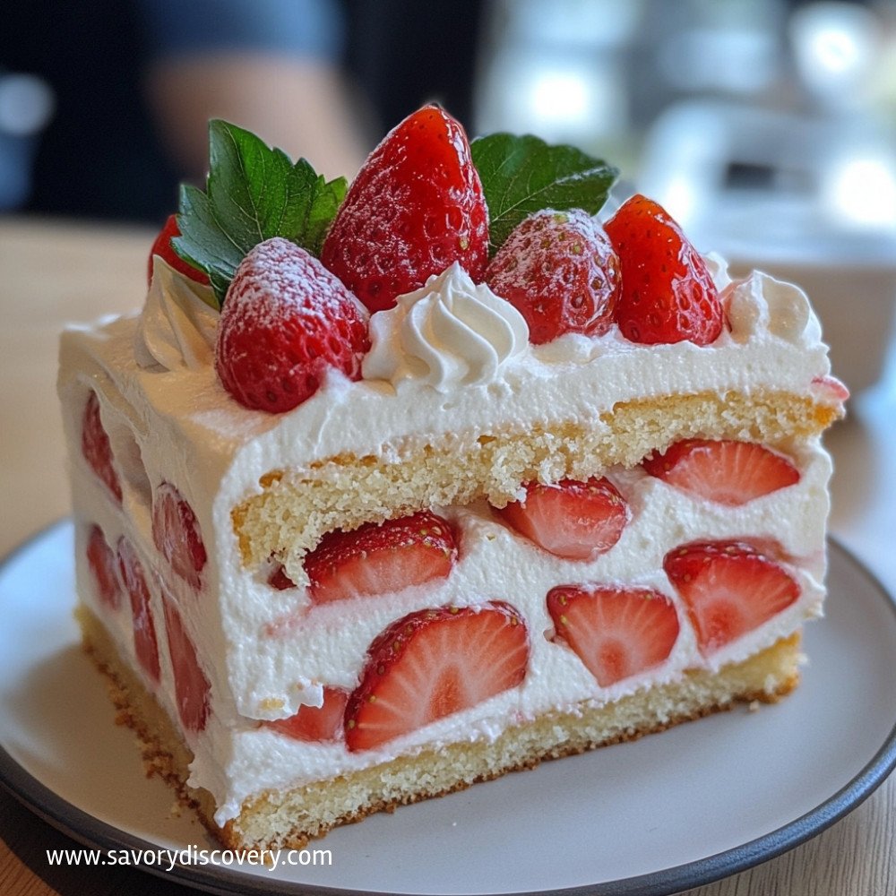 Strawberry Cream Cake