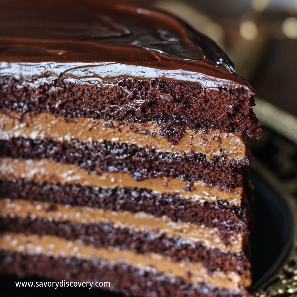 24 Layer Chocolate Cake