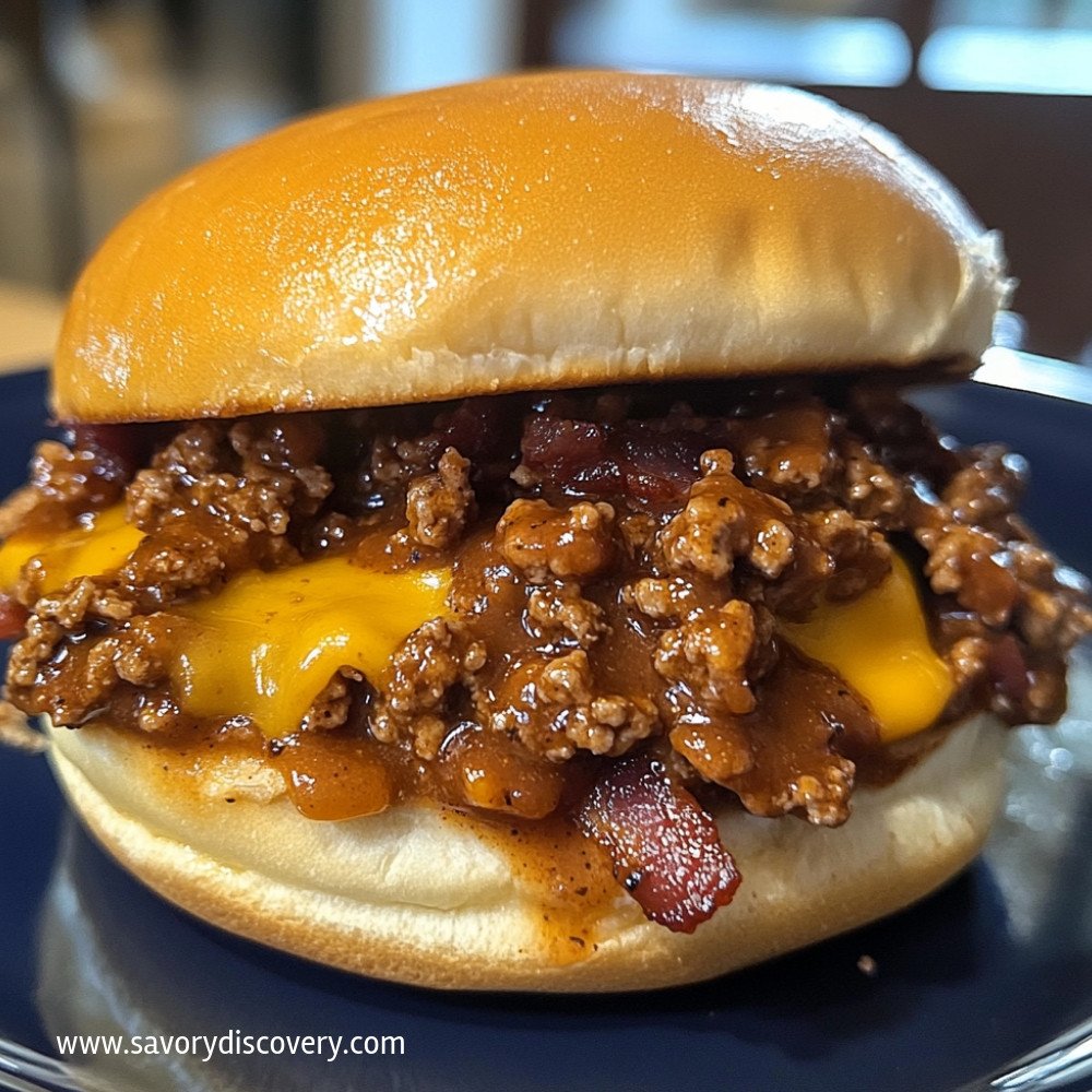BBQ Bacon Cheeseburger Sloppy Joes