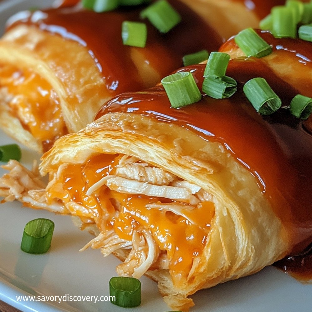 BBQ Chicken Crescent Rolls