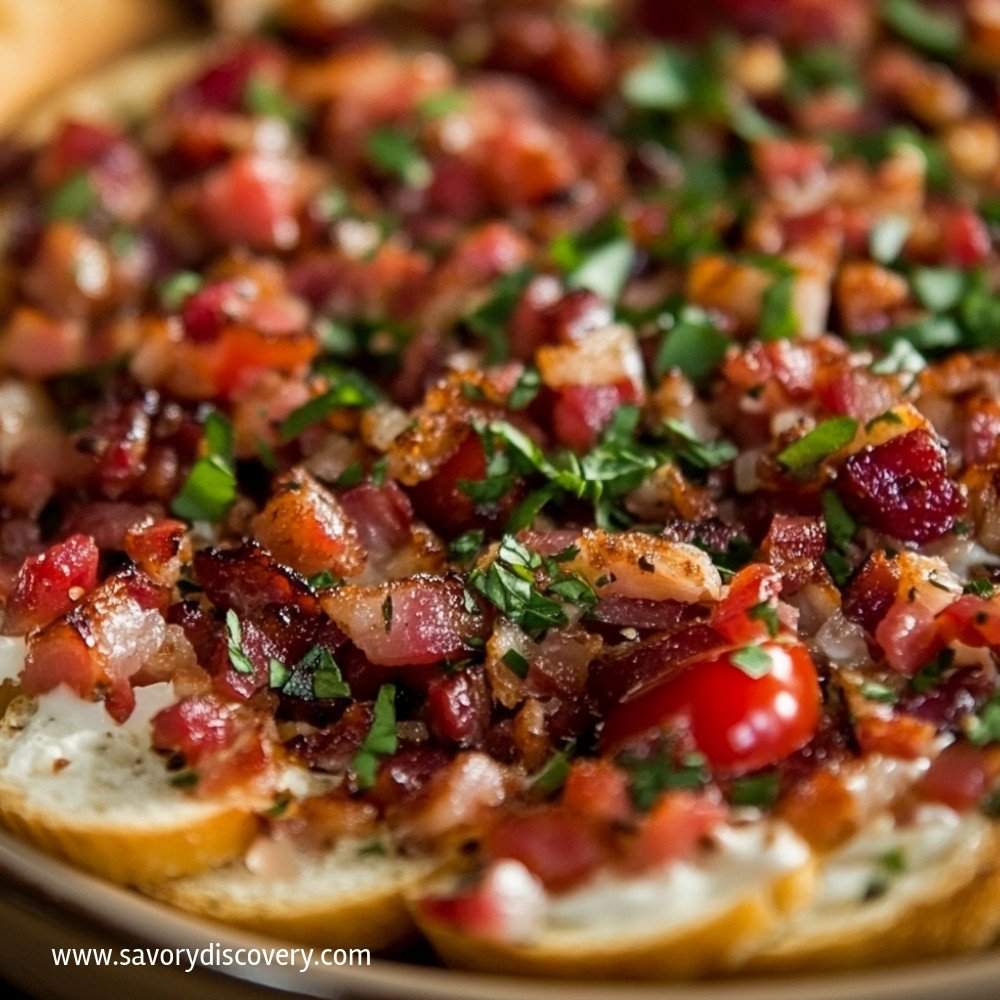 Bacon Bruschetta Party Dip