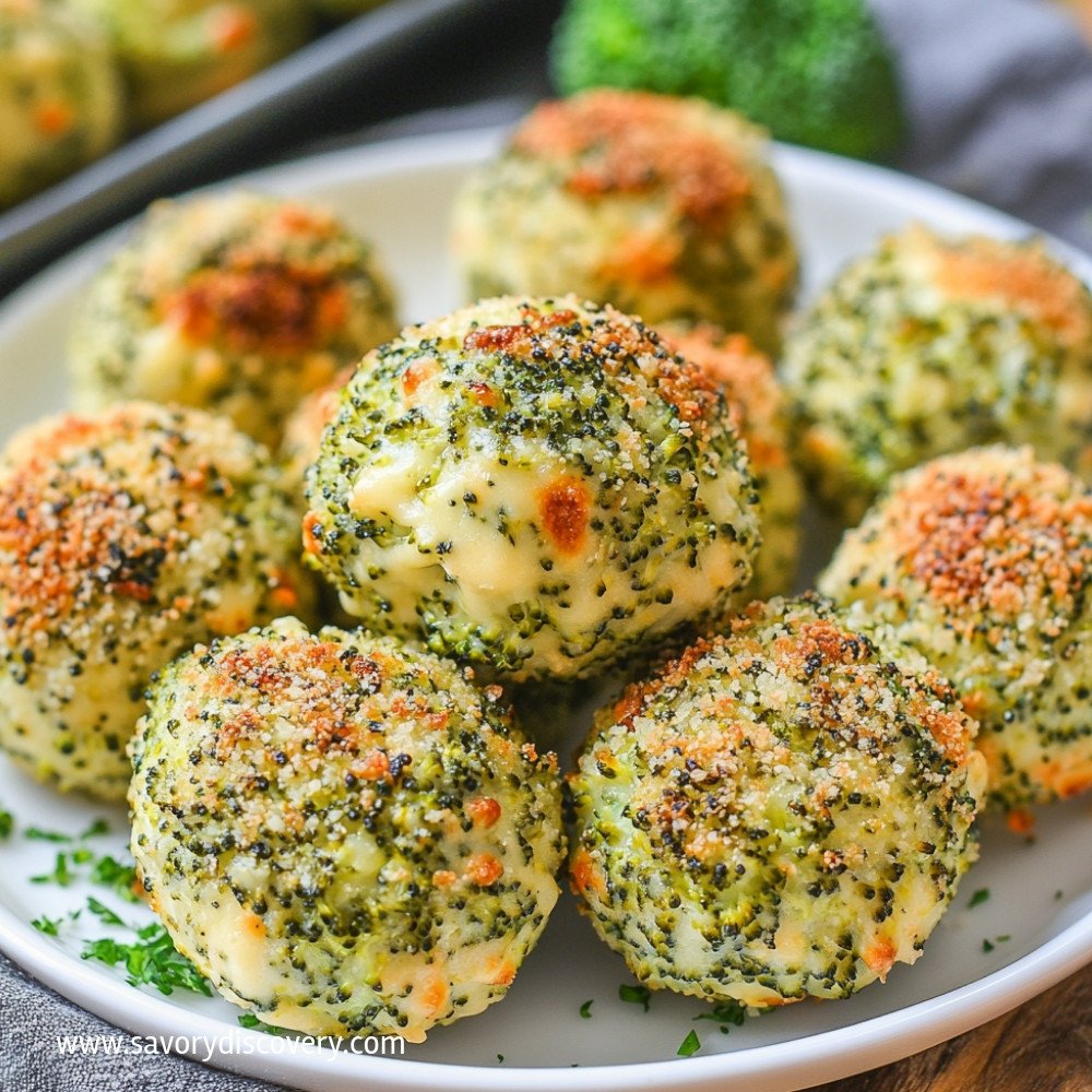 Baked Broccoli Cheese Balls