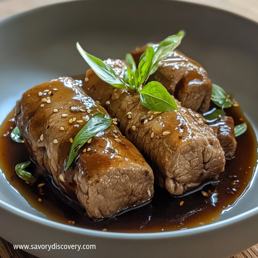 Beef Rolls in Sauce