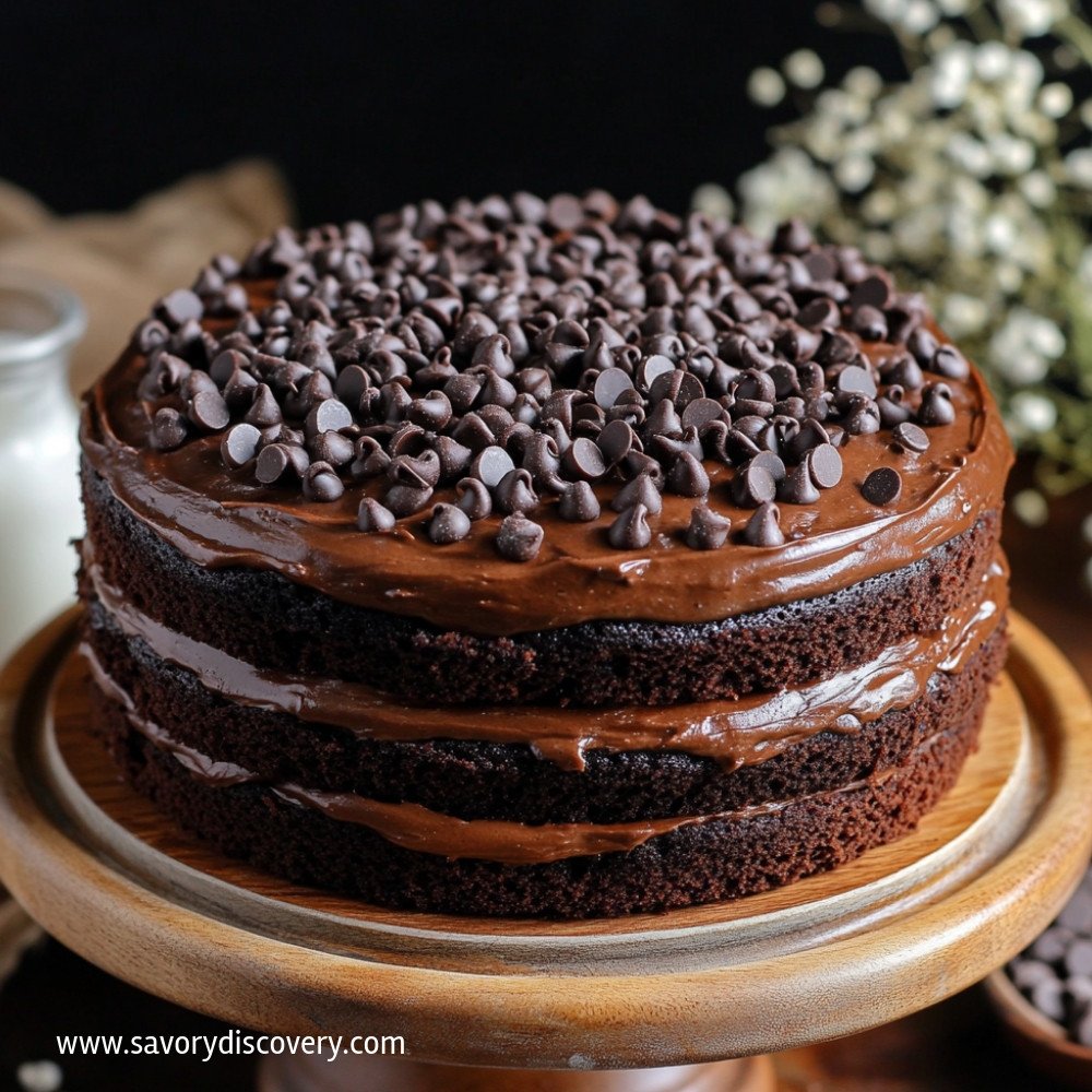 Best Ever Eggless Atta Chocolate Cake