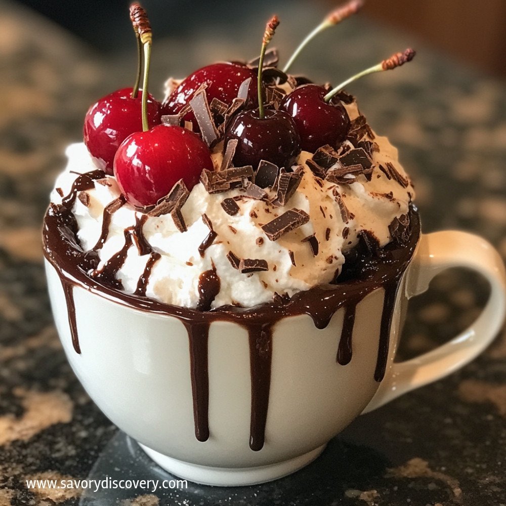 Black Forest Mug Cake