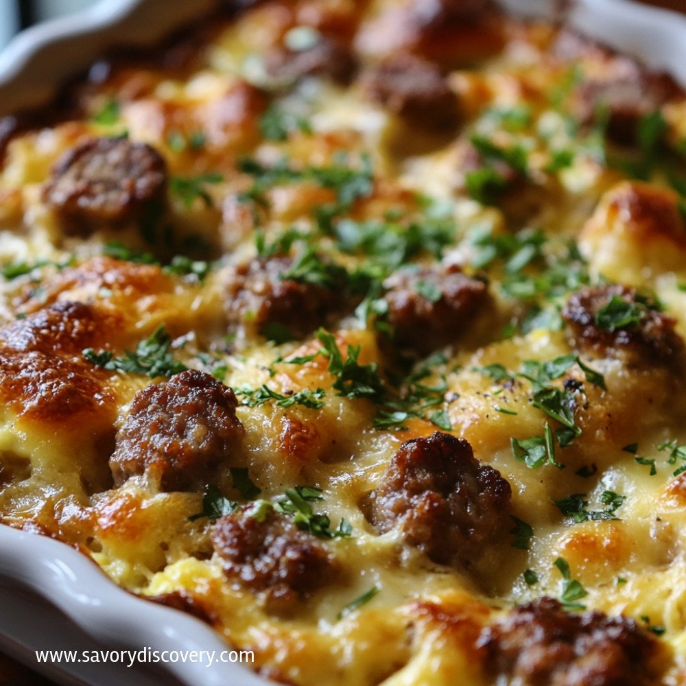 Breakfast Sausage and Egg Casserole