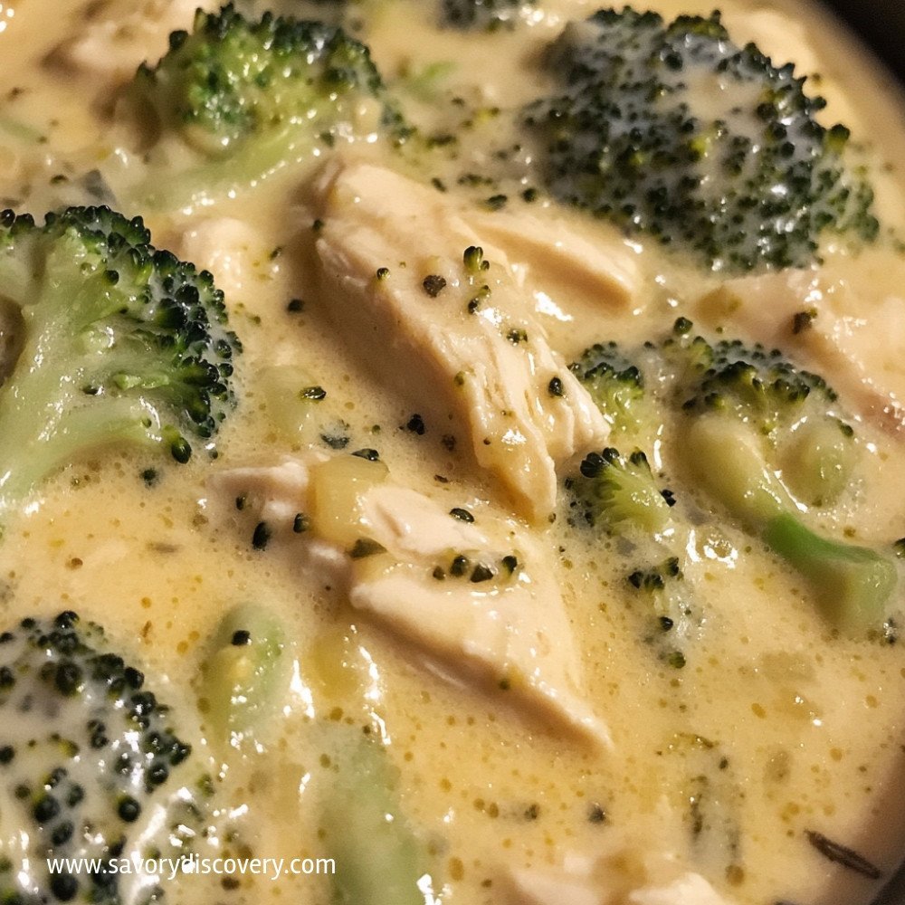 Broccoli Cheese Soup with Chicken