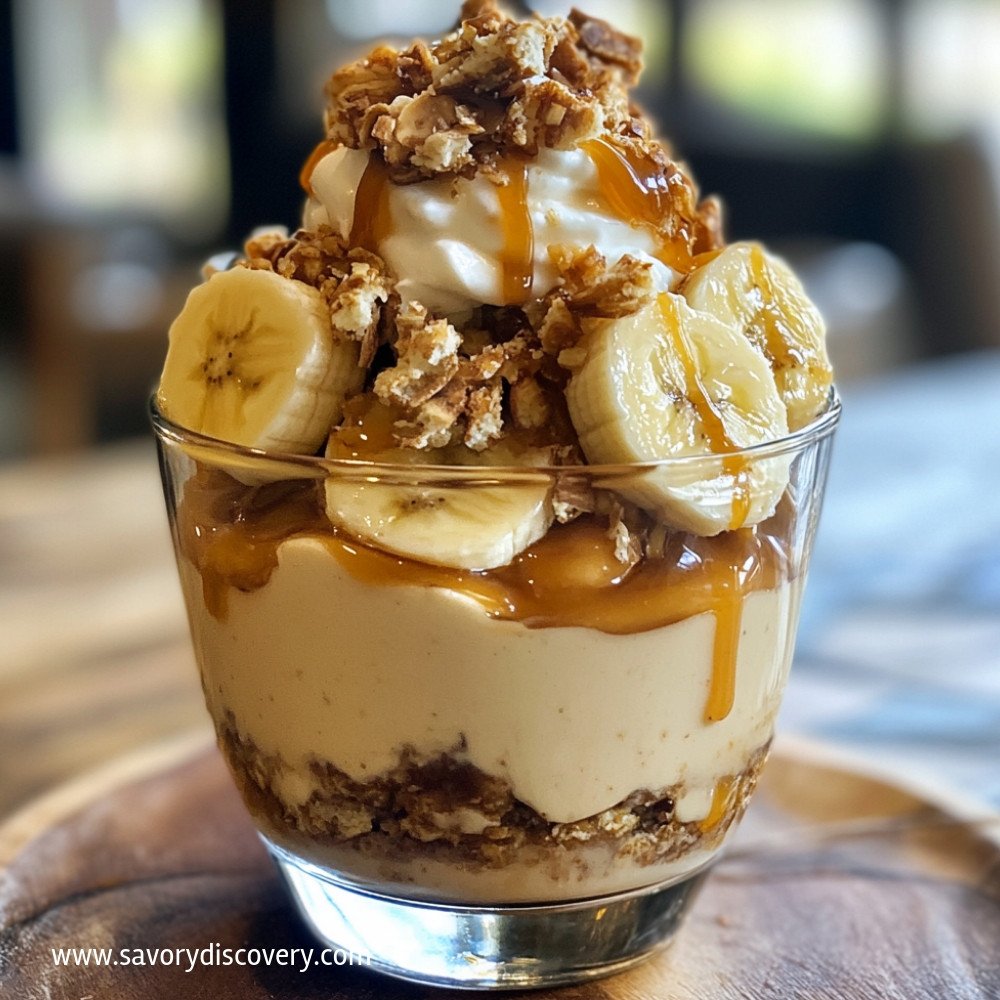 Caramelized Banana Butterscotch Parfait