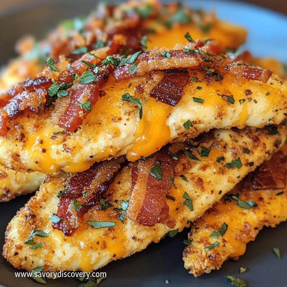 Cheddar Bacon Chicken Tenders